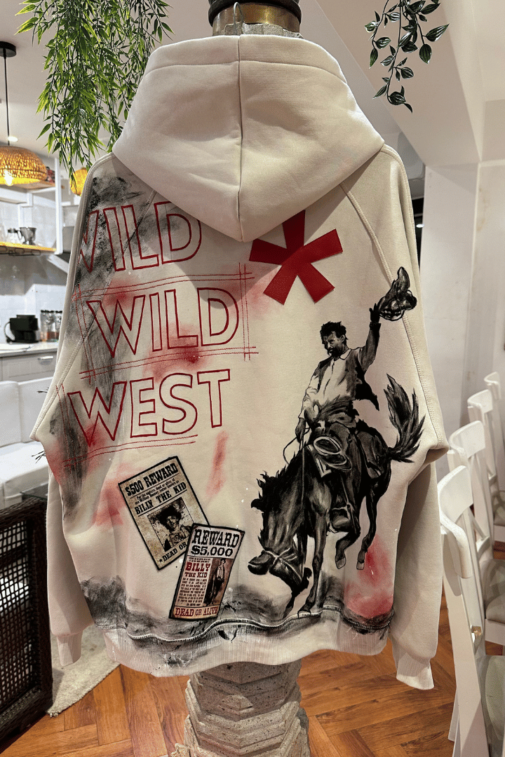 WILD WILD WEST' VALKYRE CREAM HOODIE – Valkyre