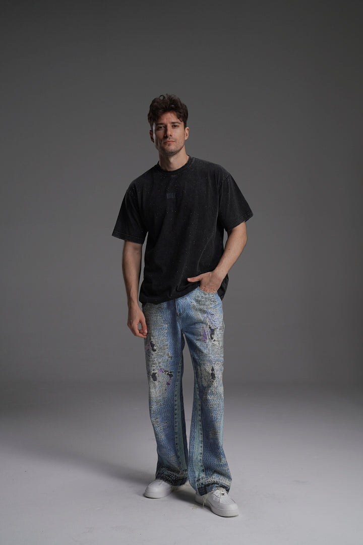 'DISTRESSED CORROSION' UNISEX VALKYRE PANTS