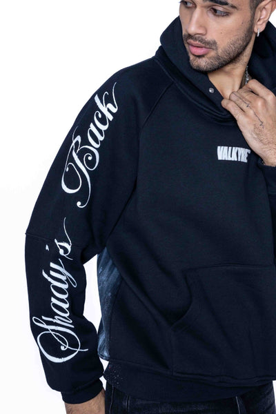 ‘SUPERMAN AIN'T SAVING NONE’ VALKYRE HAND PAINTED HOODIE