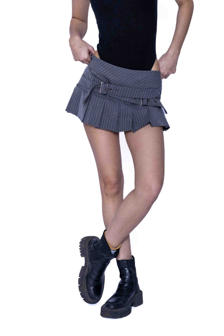 DOUBLE BUCKLE MINI' VALKYRE SKIRTS - S3