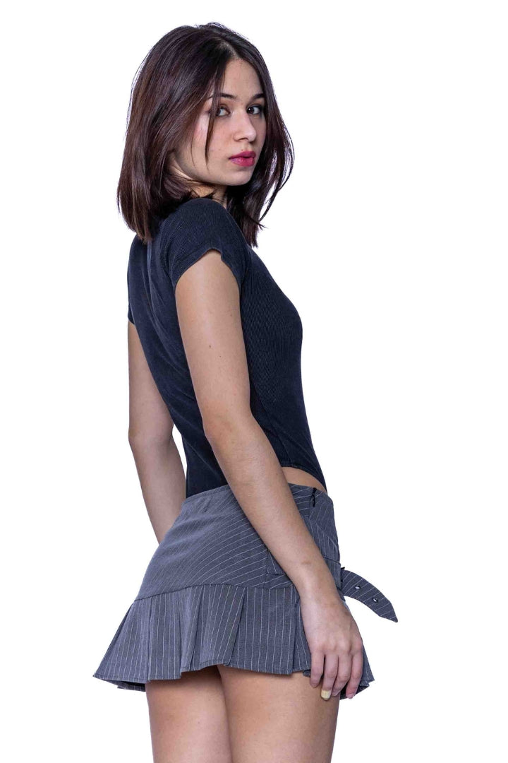 DOUBLE BUCKLE MINI' VALKYRE SKIRTS - S3