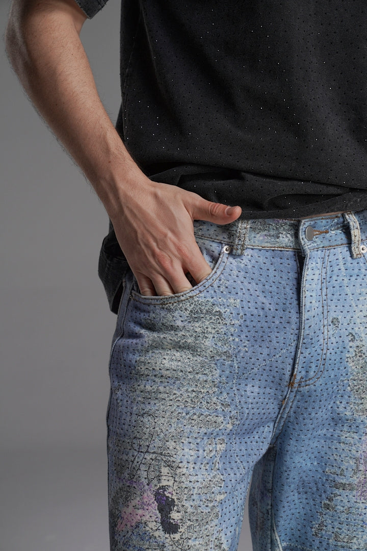 'DISTRESSED CORROSION' UNISEX VALKYRE PANTS