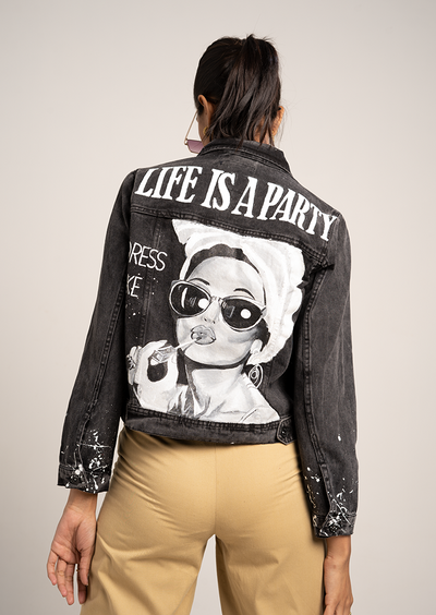 AUDREY HEPBURN 'LIFE IS A PARTY' VALKYRE JACKET