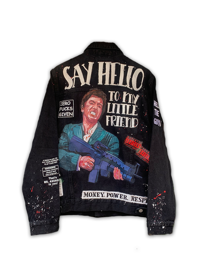 TONY MONTANA 'SAY HELLO TO MY LITTLE FRIEND' VALKYRE JACKET