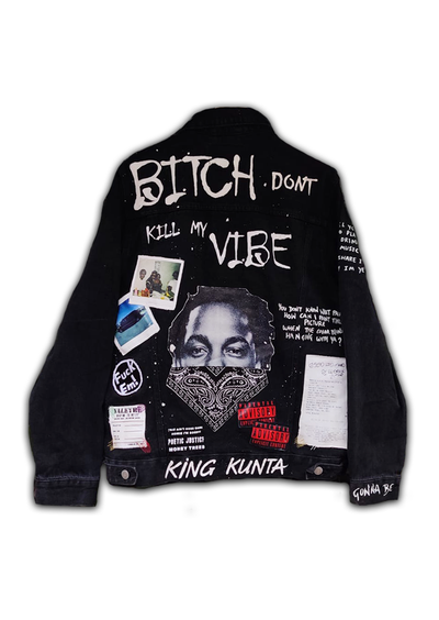 BITCH DON'T KILL MY VIBE' -BLACK VALKYRE JACKET