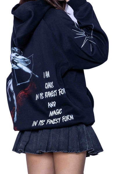 ‘CROSSFIRE ROMANCE’ VALKYRE HAND PAINTED HOODIE