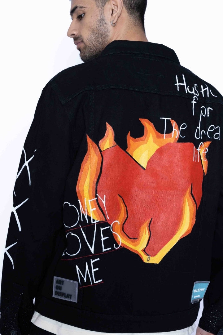 ‘HEARTBLAZE’ VALKYRE HAND PAINTED JACKET