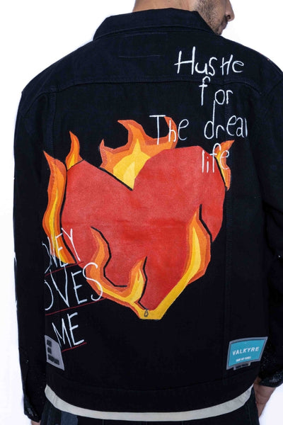 ‘HEARTBLAZE’ VALKYRE HAND PAINTED JACKET