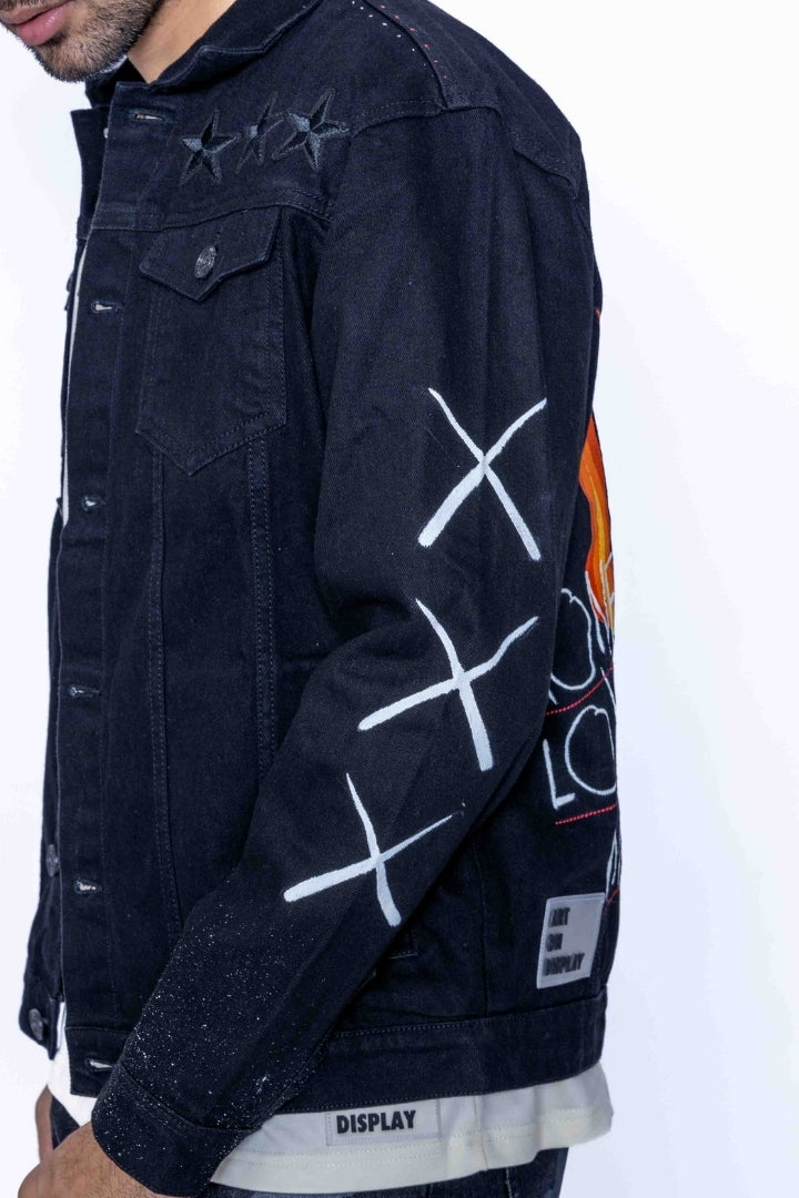 ‘HEARTBLAZE’ VALKYRE HAND PAINTED JACKET