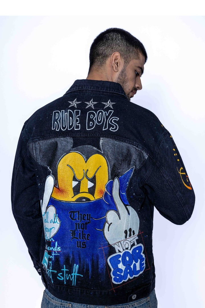 ‘RUDE BOY ROYALTY’ VALKYRE HAND PAINTED JACKET