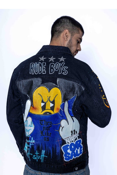 ‘RUDE BOY ROYALTY’ VALKYRE HAND PAINTED JACKET