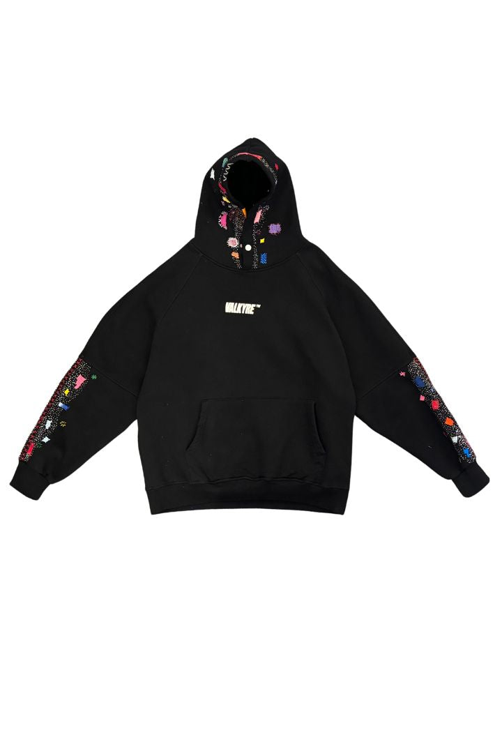 ‘CANDY CRUSH’ HAND EMBROIDERED VALKYRE HOODIE