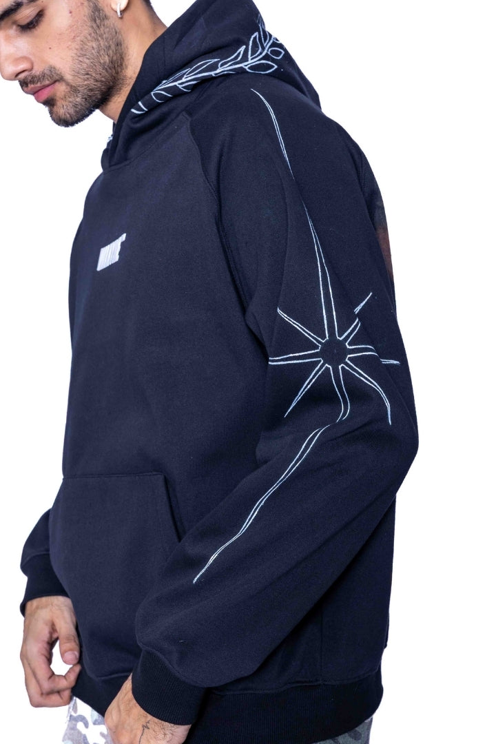 ‘TOUCH OF MADNESS’ VALKYRE HAND PAINTED HOODIE