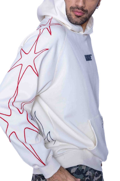 ‘LOVE DON’T FADE’ VALKYRE HAND PAINTED HOODIE