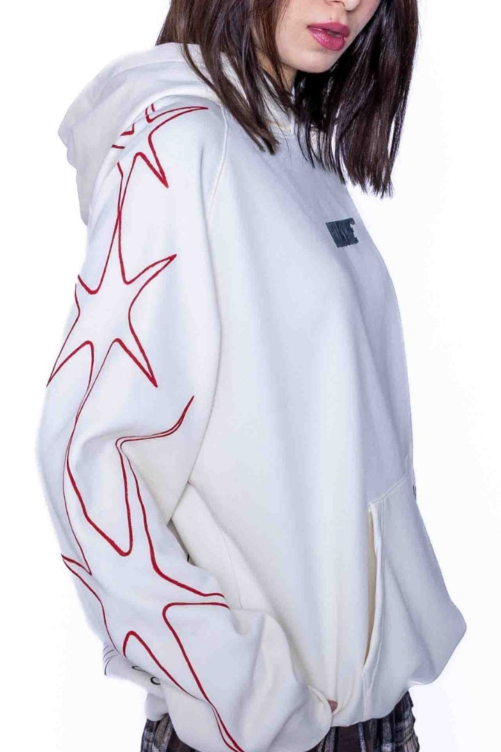 ‘LOVE DON’T FADE’ VALKYRE HAND PAINTED HOODIE