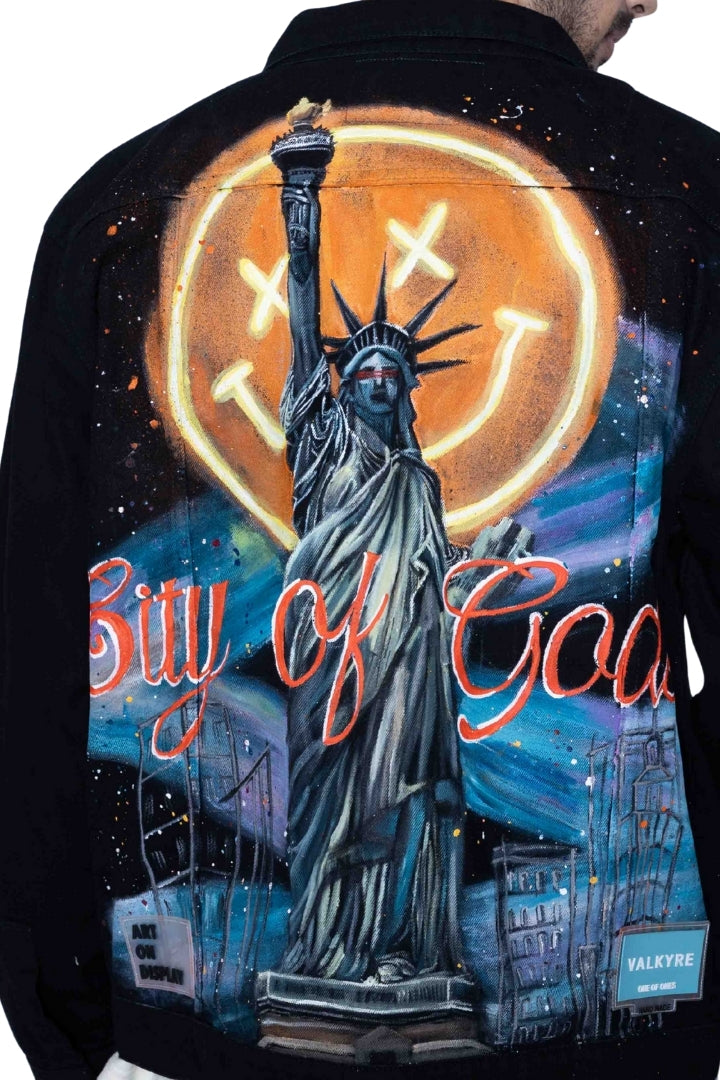 ‘GOD MODE NYC’ VALKYRE HAND PAINTED JACKET