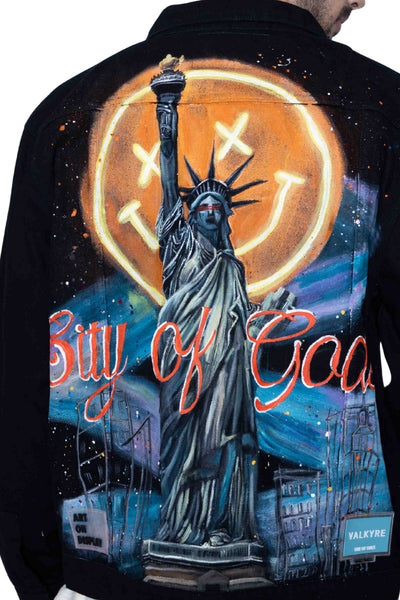 ‘GOD MODE NYC’ VALKYRE HAND PAINTED JACKET