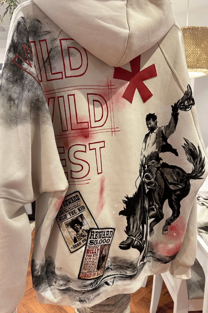 'WILD WILD WEST' VALKYRE CREAM HOODIE