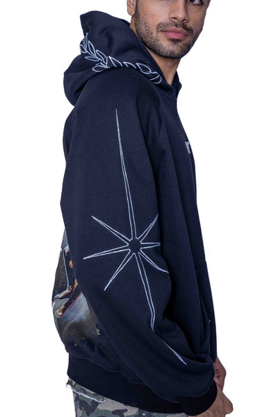 ‘TOUCH OF MADNESS’ VALKYRE HAND PAINTED HOODIE