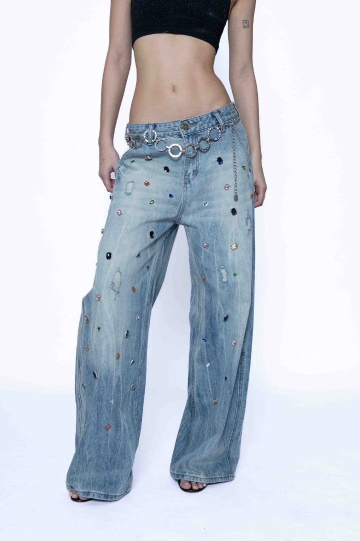 'JEWELLED HUES' VALKYRE DENIMS