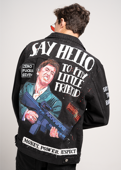 TONY MONTANA 'SAY HELLO TO MY LITTLE FRIEND' VALKYRE JACKET