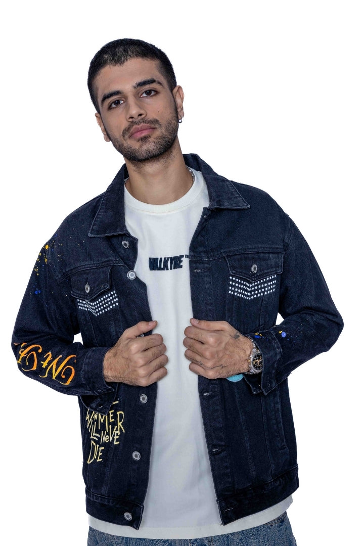 ‘RUDE BOY ROYALTY’ VALKYRE HAND PAINTED JACKET