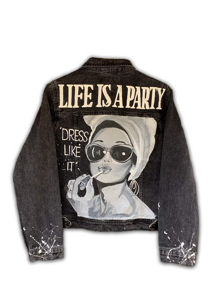 AUDREY HEPBURN 'LIFE IS A PARTY' VALKYRE JACKET