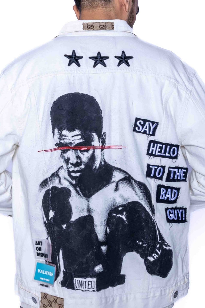 ‘KNOCKOUT KING’ VALKYRE HAND PAINTED JACKET