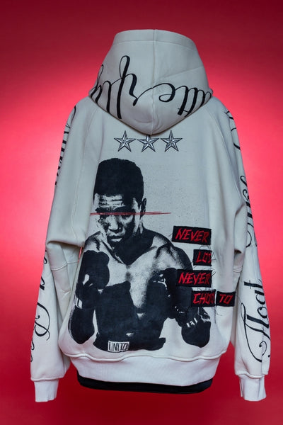 ‘KNOCKOUT KING’ VALKYRE HAND PAINTED HOODIE