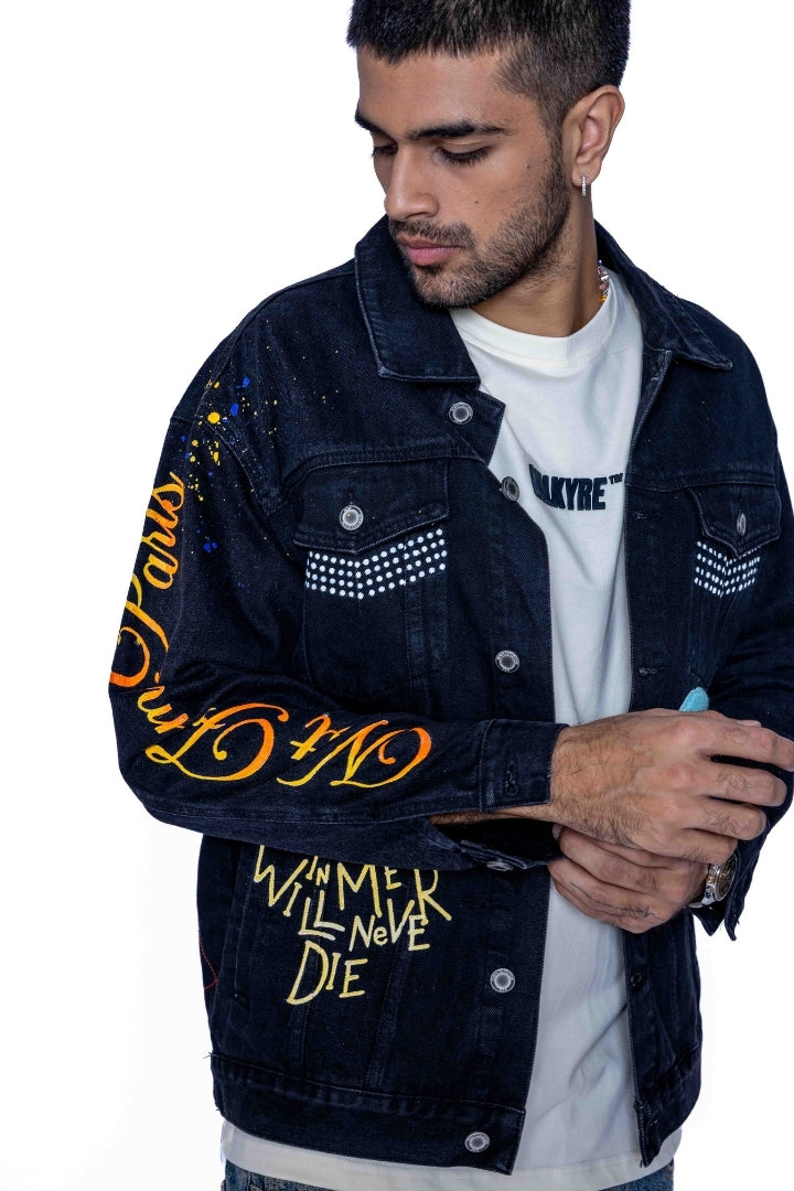 ‘RUDE BOY ROYALTY’ VALKYRE HAND PAINTED JACKET