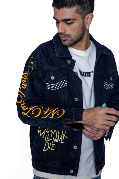 ‘RUDE BOY ROYALTY’ VALKYRE HAND PAINTED JACKET
