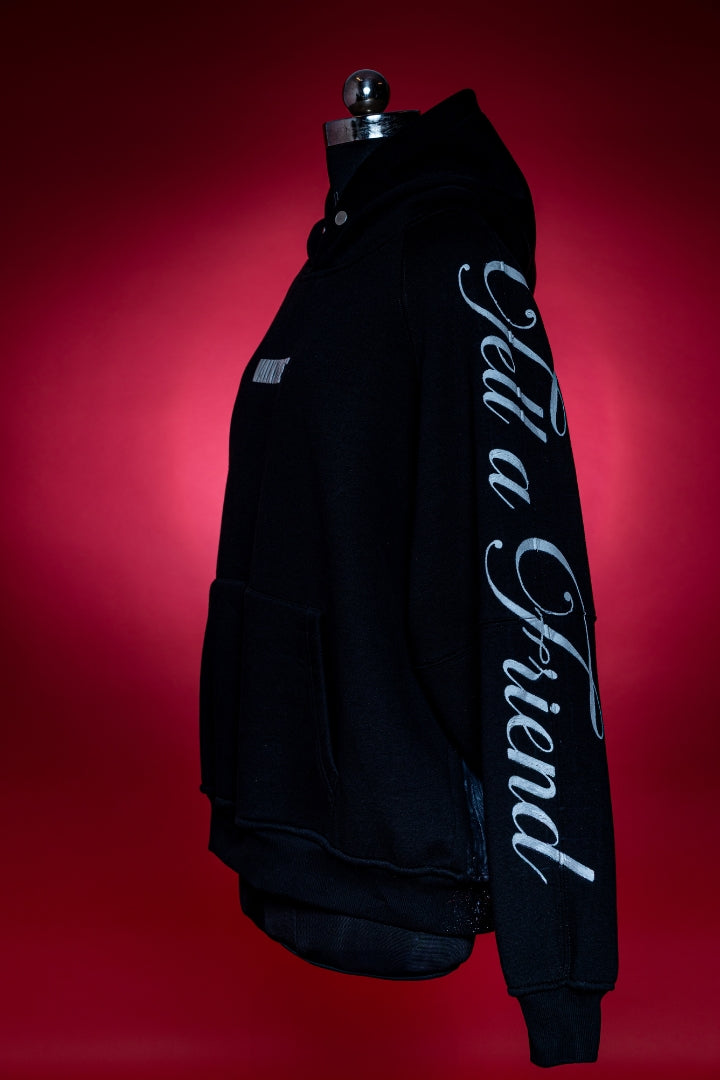 ‘SUPERMAN AIN'T SAVING NONE’ VALKYRE HAND PAINTED HOODIE