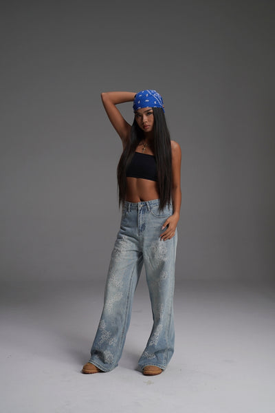 MOONLIT PAISLEY VALKYRE DENIMS