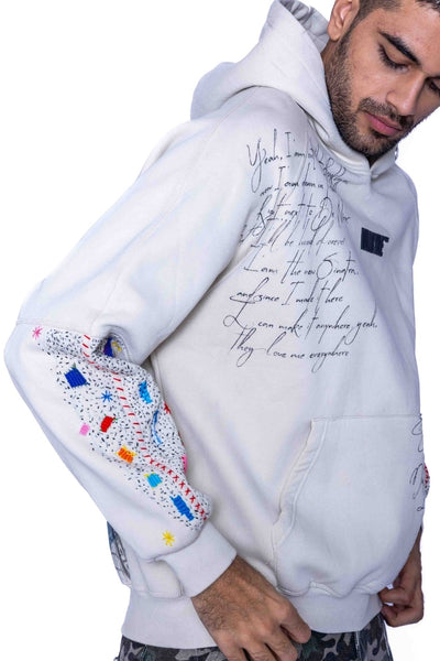 ‘GOD MODE NYC’ VALKYRE HAND PAINTED HOODIE