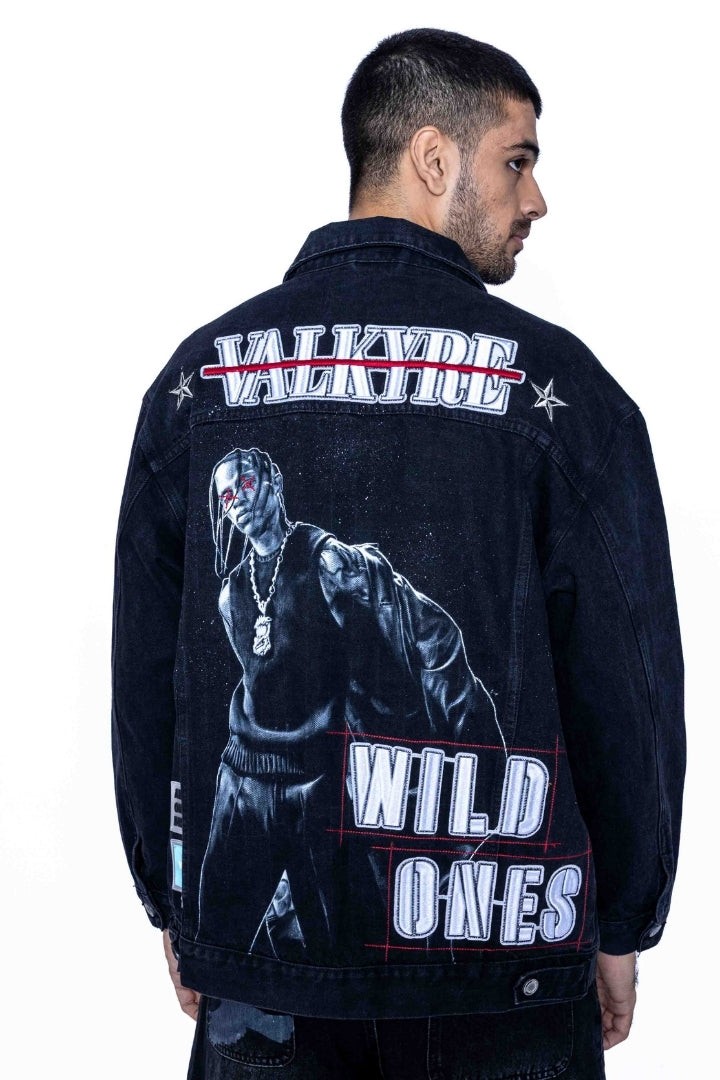 ‘JACKBOYS, THE WILD ONES’ VALKYRE HAND PAINTED JACKET