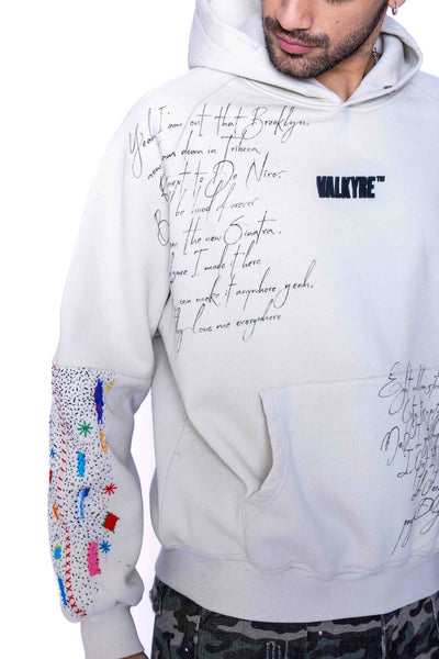 ‘GOD MODE NYC’ VALKYRE HAND PAINTED HOODIE