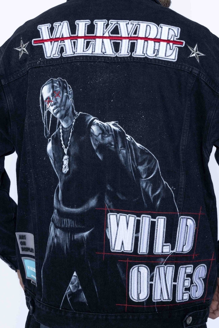 ‘JACKBOYS, THE WILD ONES’ VALKYRE HAND PAINTED JACKET