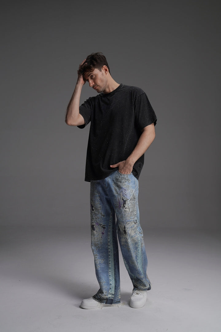 'DISTRESSED CORROSION' UNISEX VALKYRE PANTS