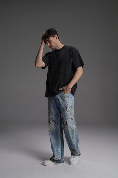 'DISTRESSED CORROSION' UNISEX VALKYRE PANTS