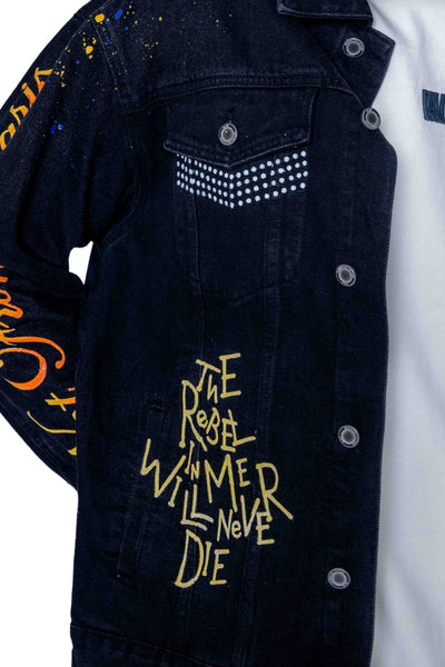 ‘RUDE BOY ROYALTY’ VALKYRE HAND PAINTED JACKET