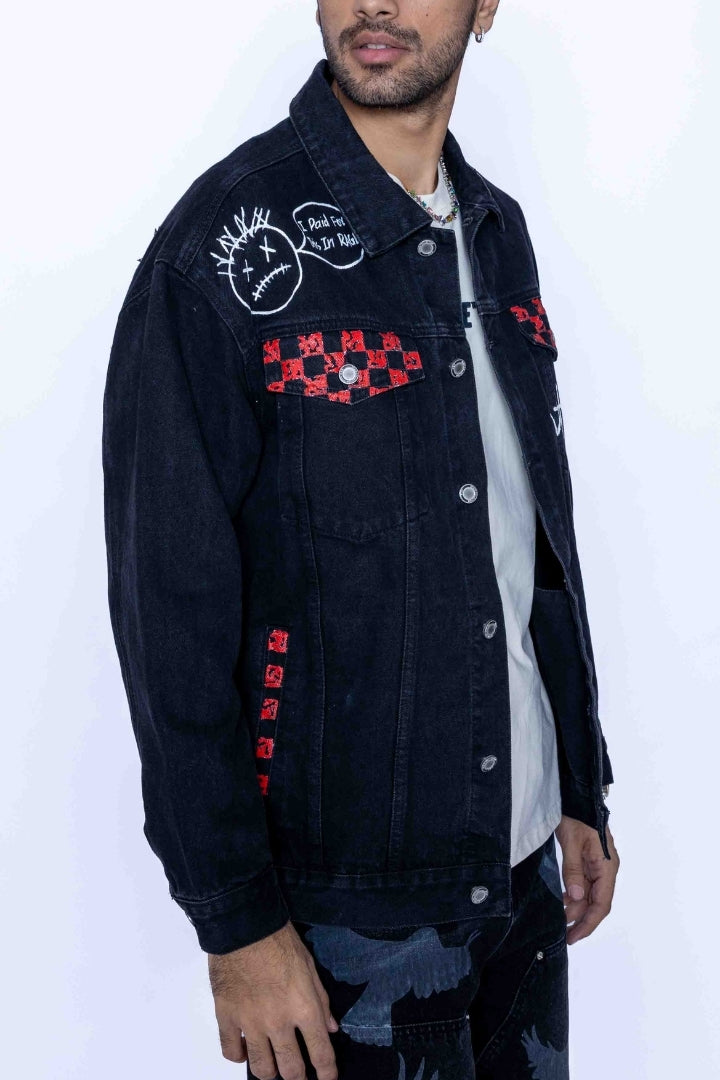 ‘JACKBOYS, THE WILD ONES’ VALKYRE HAND PAINTED JACKET