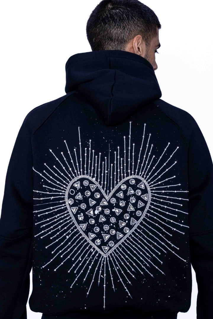 ‘CROWN JEWEL’ VALKYRE HAND EMBROIDERED HOODIE