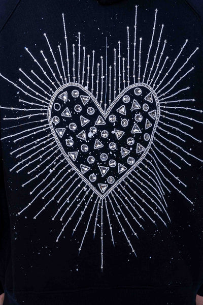 ‘CROWN JEWEL’ VALKYRE HAND EMBROIDERED HOODIE