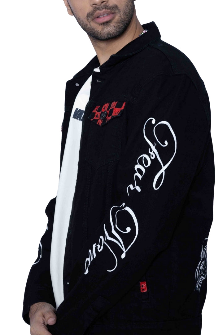 THE LAST RIDE' VALKYRE HAND PAINTED JACKET