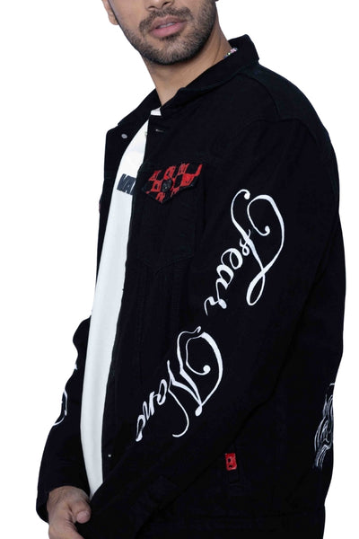 THE LAST RIDE' VALKYRE HAND PAINTED JACKET