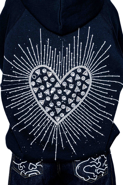 ‘CROWN JEWEL’ VALKYRE HAND EMBROIDERED HOODIE