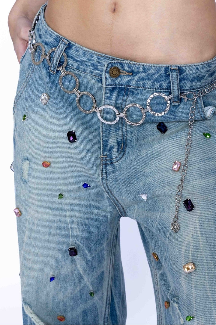 'JEWELLED HUES' VALKYRE DENIMS