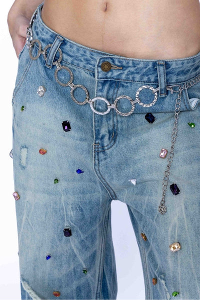 'JEWELLED HUES' VALKYRE DENIMS