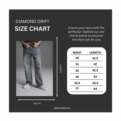 DIAMOND DRIFT UNISEX VALKYRE DENIMS