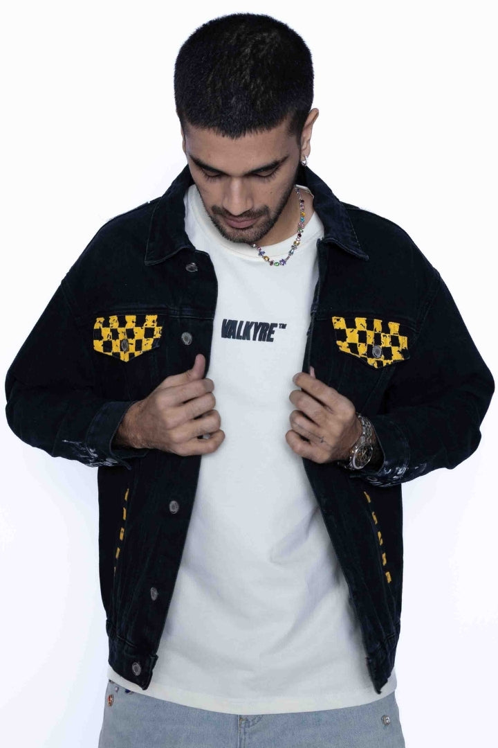 ‘CHECKMATE CACTUS’ VALKYRE HAND PAINTED JACKET